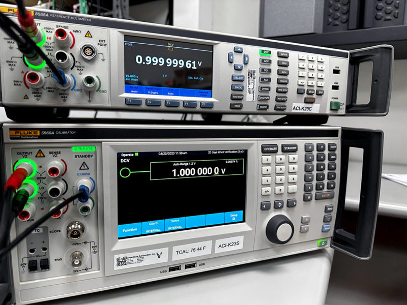 Now Accredited Using Fluke 5560A MultiFunction Calibrator American